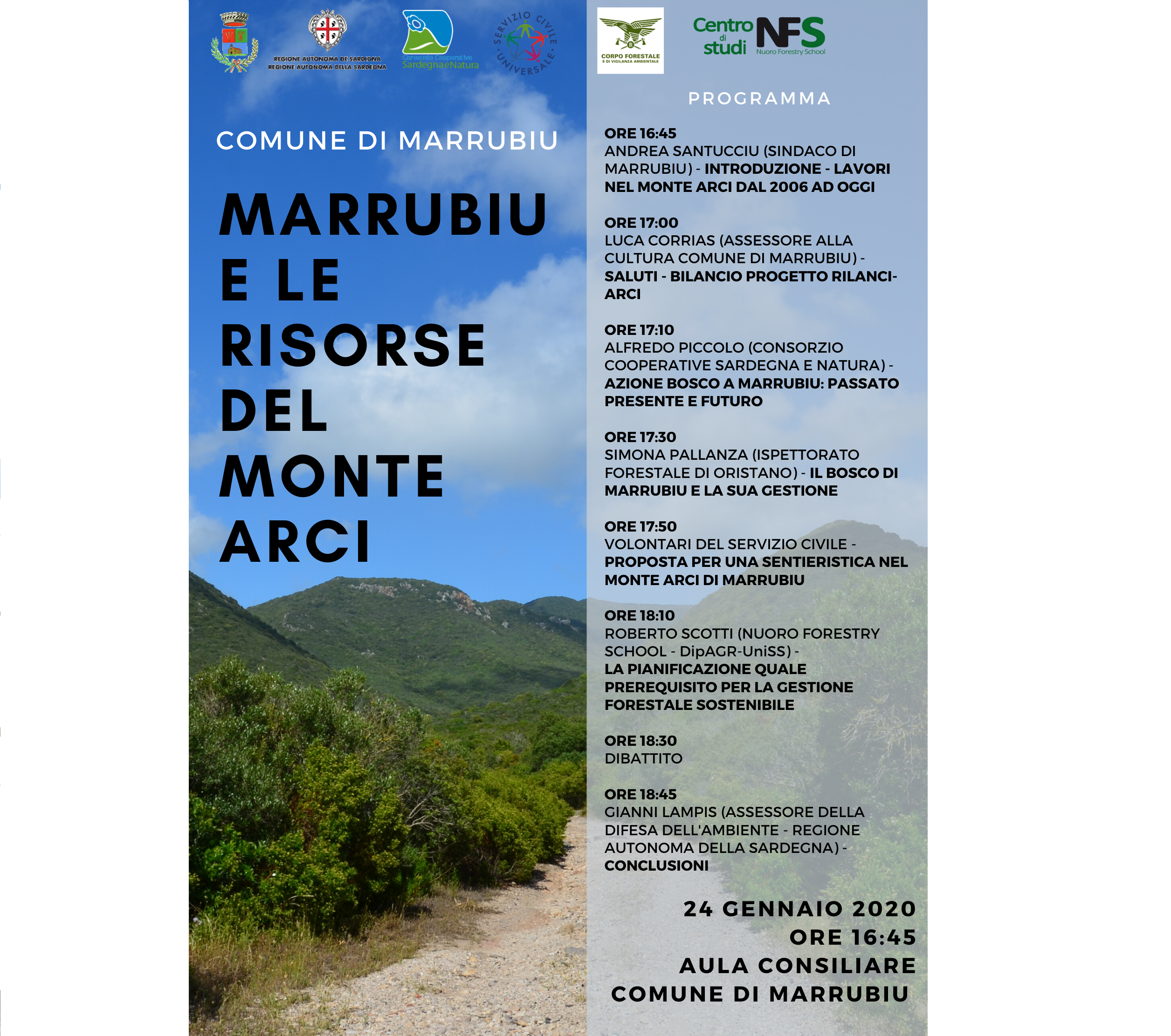 Convegno “Marrubiu e le risorse del Monte Arci”
