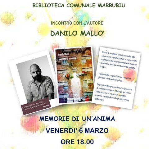 Presentazione del libro "Memorie di un'anima" di Danilo Mallò