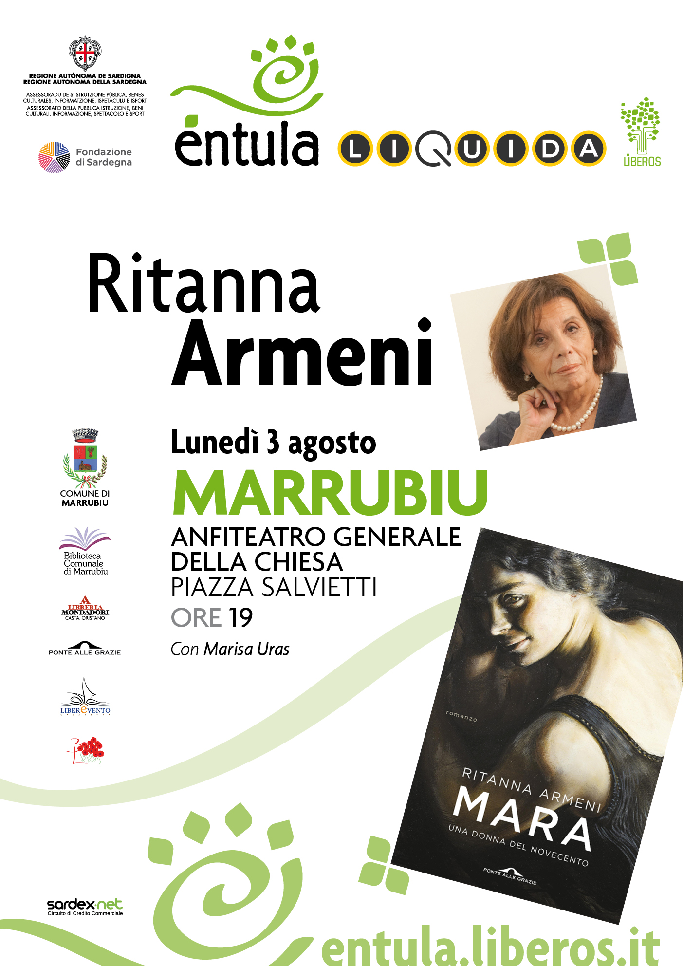 Incontro con l’autore: “Mara – Una donna del novecento” di Ritanna Armeni – Lunedi’ 3 Agosto 2020 - Ore 19:00.
