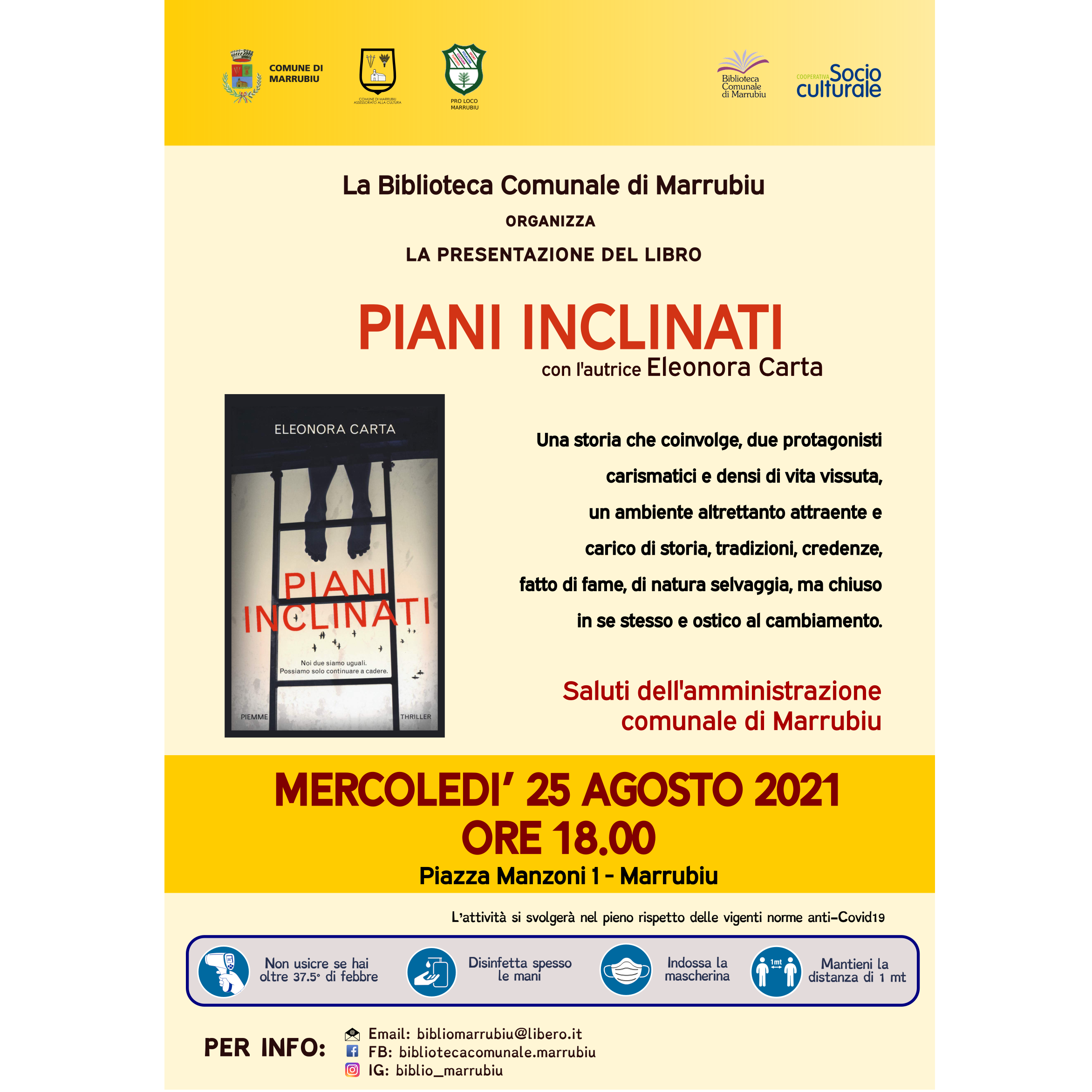 Presentazione del libro piani inclinati di eleonora carta