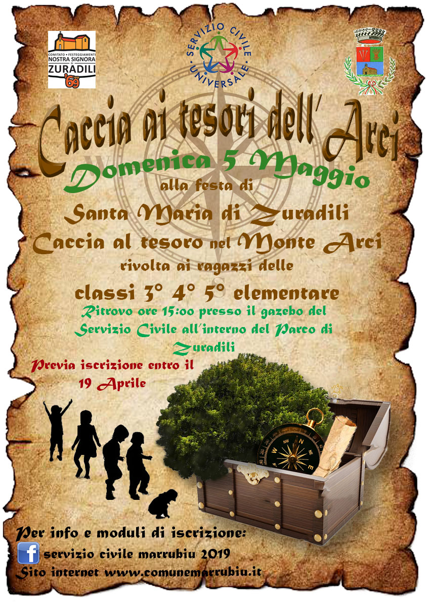 Servizio civile - Caccia ai tesori dell'Arci.